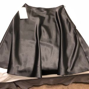 NWT Lord & Taylor satin a-line skirt ladies 6